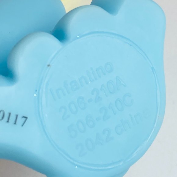 Infantino Tub O'Toys Rubber Toy Blue Horse Pony Bath Toy Kids Pretend Play - Picture 5 of 5